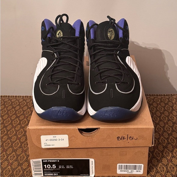 nike penny ii black royal